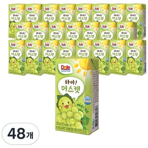 돌 하이 머스캣 주스, 120ml, 48개