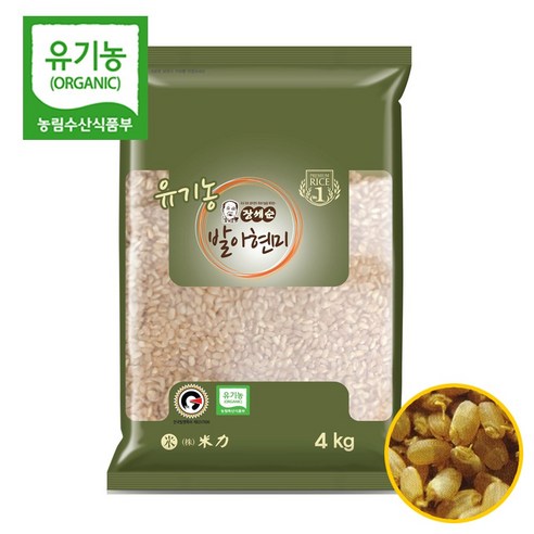 장세순 유기농 발아현미, 4kg, 1개