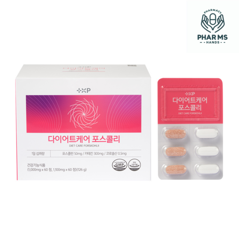 [팜스핸드]사계절 다이어터를 위한 체지방감소 다이어트 영양제, 1개, 120정