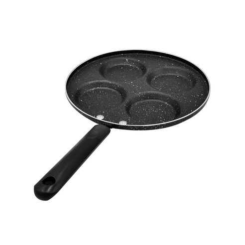 팬 평평한 바닥이 붙지 않는 달걀 만두 팬 아침 식사 달걀 팬 다공성 작은 프라이팬 메이팬 스톤 프라이팬