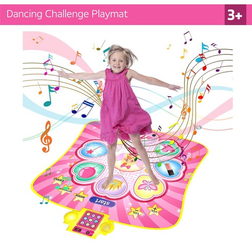 댄싱 플레이매트 Dancing Challenge Playmat, 핑크