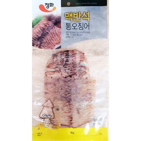 정화 맥반석통 오징어 10봉, 10개, 45g