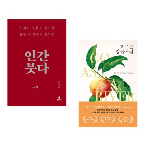 (서점추천) 인간 붓다 + 흐르는 강물처럼 (전2권), 불광출판사