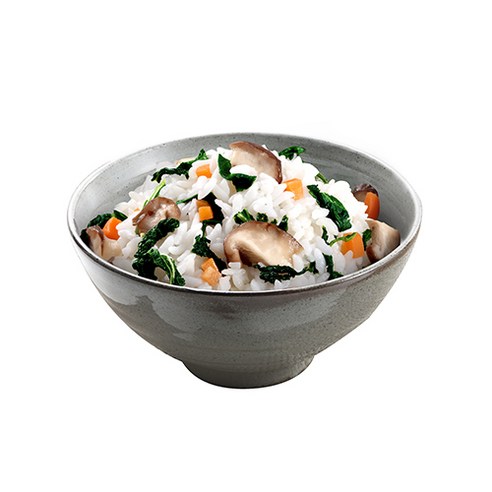 편리하고 영양가 넘치는 국내산 유기농 홈스랑 버섯나물밥