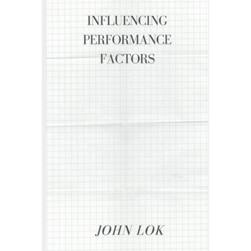 (영문도서) Influencing Performance Factors Paperback, Writat, English, 9789358814064