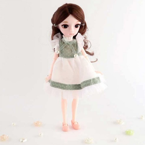 스위트 사리엘 시리즈 25cm 미니 구체 관절 인형 미니돌 사람인형 베이비돌 여아 선물, 02.올리버, 1개