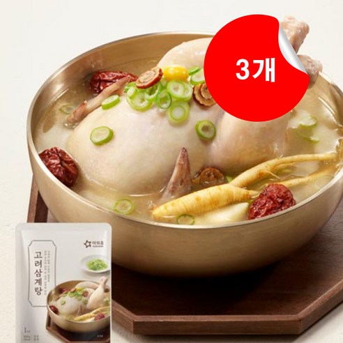 [아워홈] 아워홈 고려 삼계탕 800g x 3개