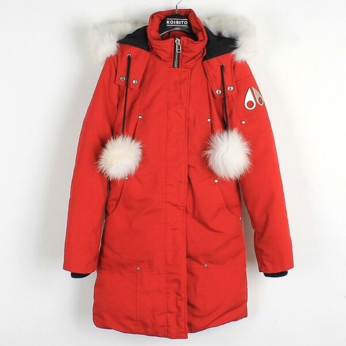 스미스마켓 중고명품 무스너클 스틸링 퍼 후드 여성용 롱 패딩 K0078MSN