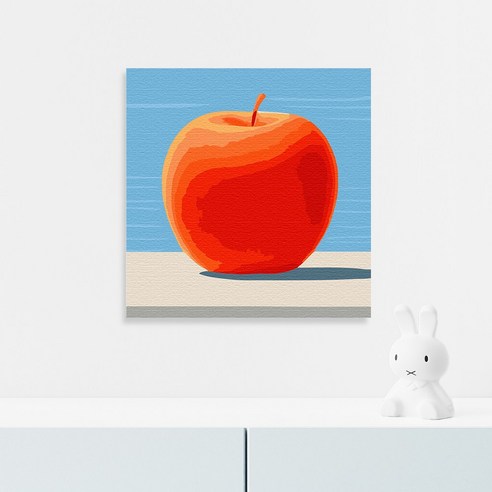 플레이어바웃 DIY 바다와 사과 명화그리기 유화 그림 20x20, 1개