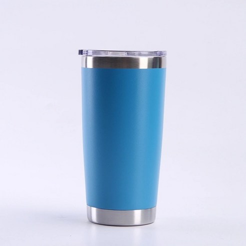 ZZJJC 아이디어 보온병 아이디어 텀블러 아웃도어 보온병, 블루-2, 600 ml