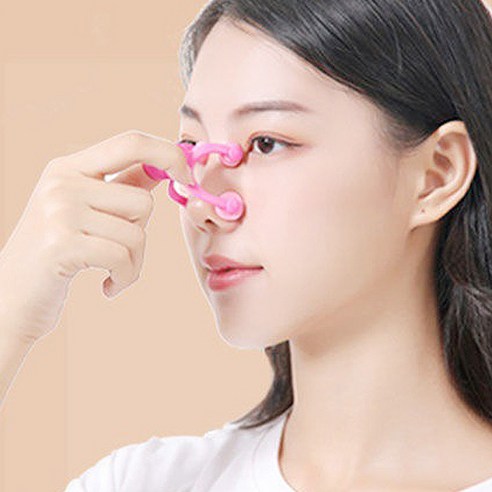 도매팜 셀프 복코 휜코 교정 콧대 높이기 세우기 코뽕 간편 사용 코집게, 핑크(1P), 1개
