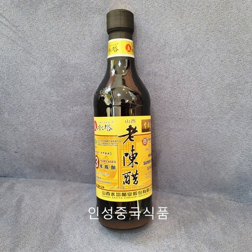 중국식품 수탑노천추 간장식초 발효식초 라오천추 흑식초 500ml, 1개