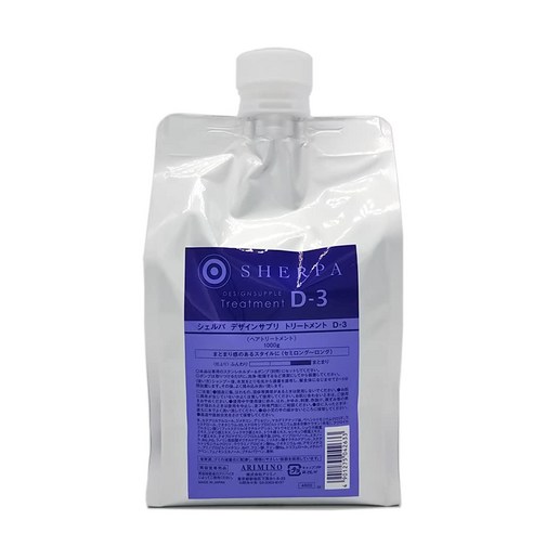 알리미노 쉘퍼 디자인 보충 트리트먼트 D-3 1000g 레필 1.0 킬로그램 (x 1)
