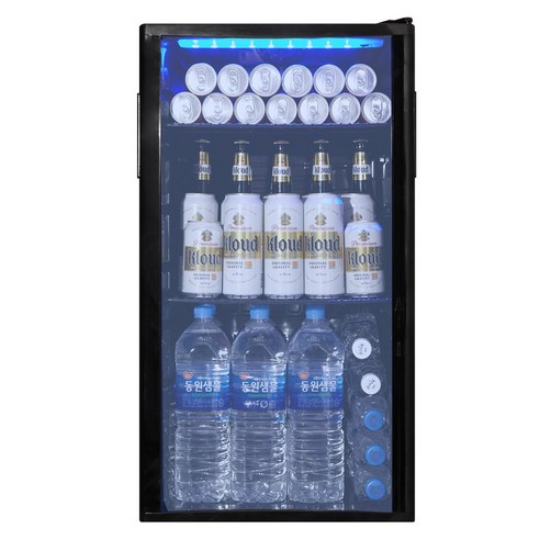씽씽코리아 음료수냉장고 냉장쇼케이스 소형냉장고 미니냉장고 SD-92 화이트, SD-92(블랙)
