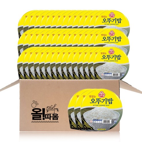 <올따옴> 오뚜기 맛있는밥 210g 48개, 1개