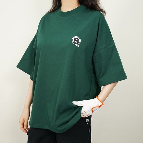 빅걸스토리골프 여성 빅사이즈 오버핏 반팔 라운드 골프티