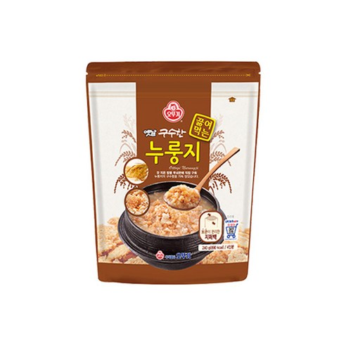 오뚜기 옛날구수한끓여먹는누룽지, 240g, 3개