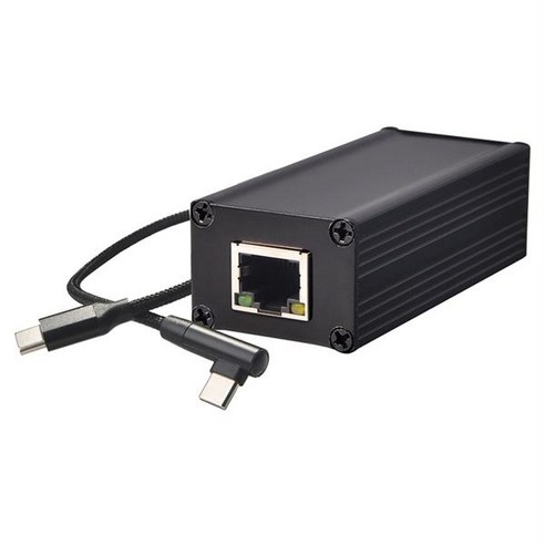 POE 전원 공급 장치 네트워크 카드 POE-USB-C 적응형 USB-C 5V 9V, [01] Black, 한개옵션0, 01 CHINA
