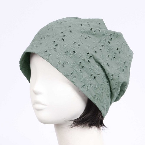 "숨 막히는 여름, 답답함은 이제 그만! 시원하고 스타일리시한 여름 면비니로 고민 해결!" 여름항암모자