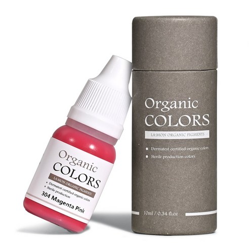 래쉬몬스터 오가닉 수지엠보 색소 아이라인 입술반영구 눈썹문신 스킨커버 10ml, 1개, [수지 머신] 304 마젠타 핑크