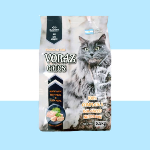보라즈 아르헨티나 수입사료 전연령 고양이 사료, 24년10월13일까지, 1개, 5.5kg