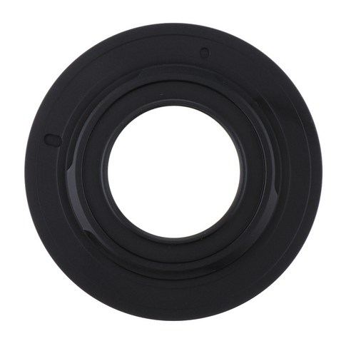 YSSHOP Olympus Panasonic Mirrorless 카메라 용 C-M4/3 마운트 렌즈 어댑터 컨버터, 설명, 블랙, 금속
