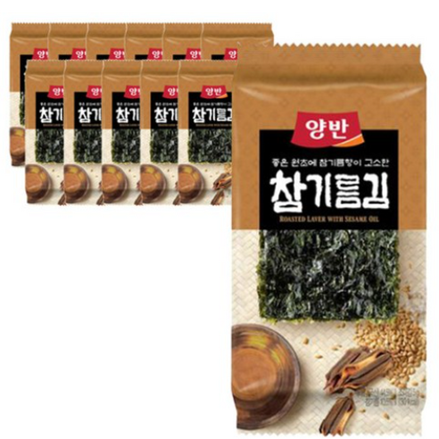   양반 참기름 김, 5g, 24개