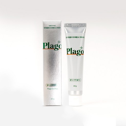   Gel-type Plago Toothpaste Plus 80g Oral Care Tartar Removal Odor Removal, 1 piece