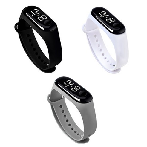 미라클다인 패션 스포츠 LED 등산 여성 남자 디지털 워치