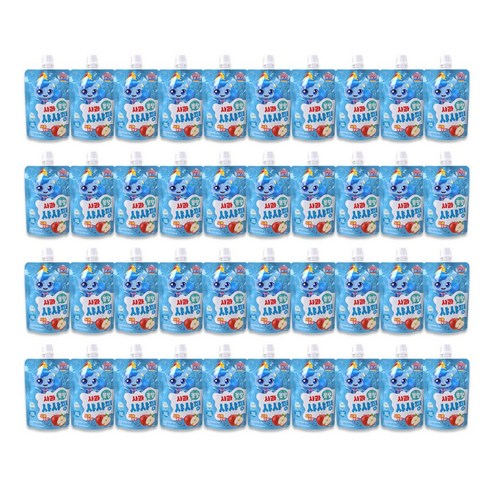 새콤달콤 캐치티니핑 퐁당 사과맛 샤샤핑 음료수 100ml, 40개