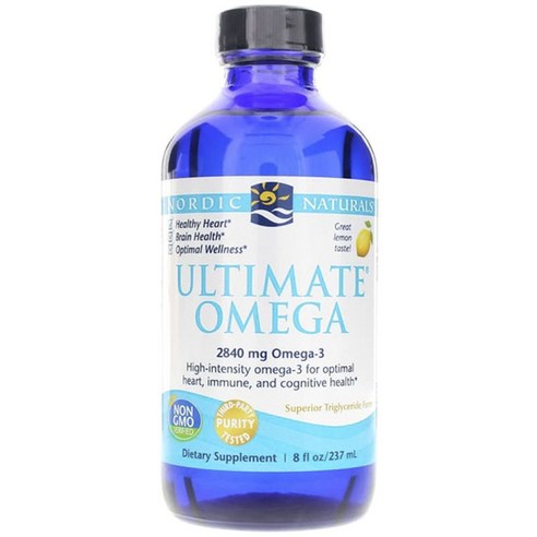 노르딕내츄럴스 얼티미트 오메가 2840mg 레몬 맛, 237ml, 1개
