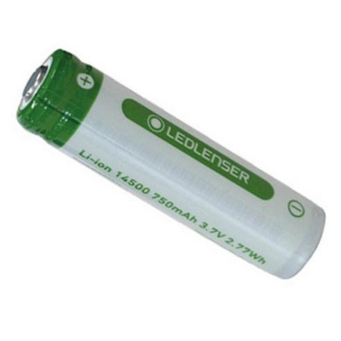 레드렌서 14500 리튬 이온 배터리 750mAh 3.7V 500985 LED LENSER, 1개