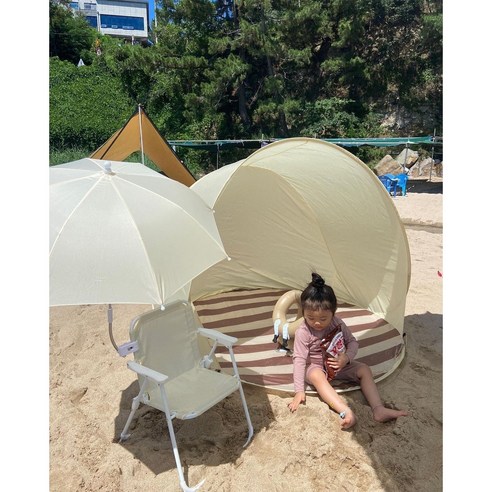 한강의 낭만을 내 품 안에, 한강 피크닉 그늘막 텐트 원터치 경량