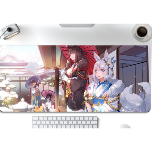 마우스 장패드 벽람항로 Azur Lane 게이밍 마우스 장패드 20종 24567, P8, 80*30cm