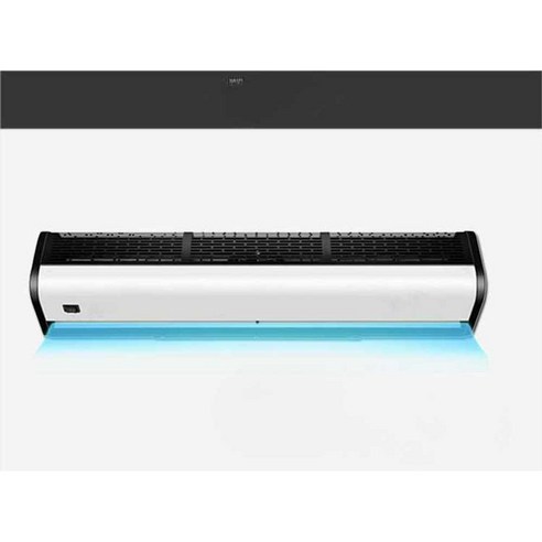   출입문에어커튼 모기포충기 외부공기차단 고성능커튼, 910X178X175 화이트블랙