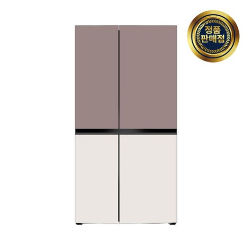 [색상선택형] LG전자 디오스 오브제컬렉션 양문형 냉장고 메탈 832L 방문설치 혼합색상, S834MKE10 섬네일