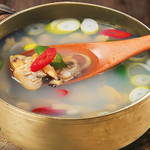 신선한 바지락의 풍부한 맛과 건강상의 이점을 담은 고창 정가네 바지락국 즉석국 밀키트