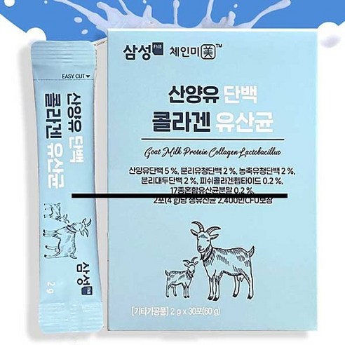 D_팔레오 고단백 산양유 단백질 프로틴 plus류신 280g, 3개 산양유유산균 17 산양유 단백질 콜라겐 유산균, 4개, 60g
