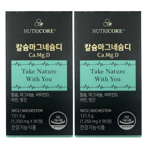 뉴트리코어 칼슘마그네슘디, 90정, 2개