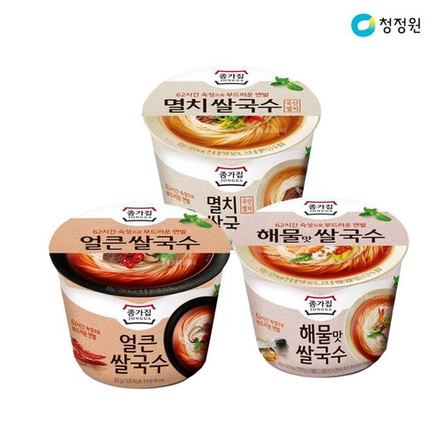 간편함과 풍미의 완벽한 조화: 종가집 얼큰 쌀국수