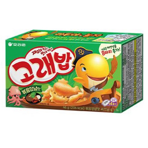 오리온 고래밥 볶음양념맛, 16개, 160g