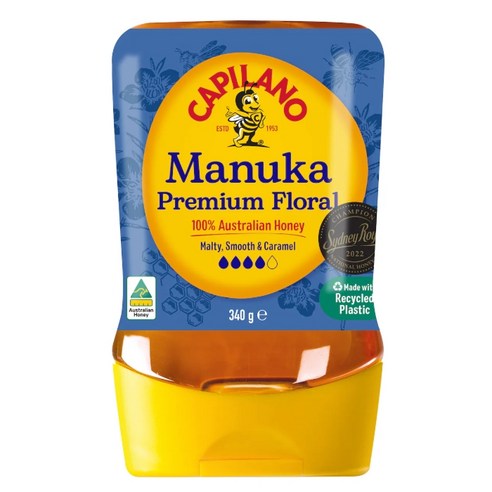 카필라노 프리미엄 플로럴 호주 마누카꿀 100% Capilano Australian Honey Manuka, 1개, 340g