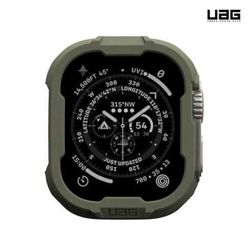 UAG 스마트워치 울트라 7 8세대 스카우트 케이스, 올리브 49mm