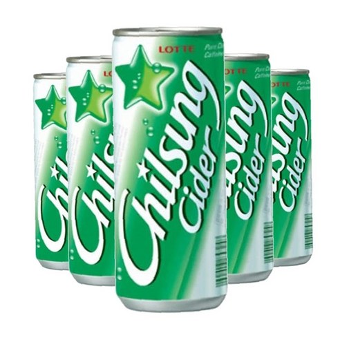 캔 사이다 캔 음료 탄산음료 청량 사무실 칠성사이다 245ml 30개