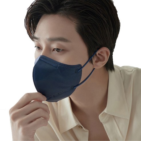 EVELYN 에블린 새부리형 컬러 마스크 L 대형, 30매, 소프트 핑크