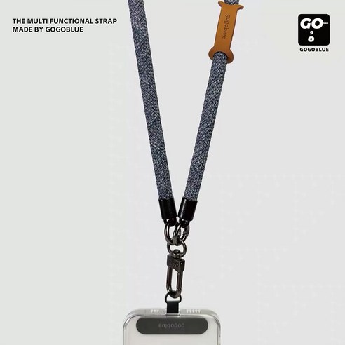 [gogoblue] 프리미엄 휴대폰 스트랩 10mm카메라 로프 넥스트랩 고리형, 1개