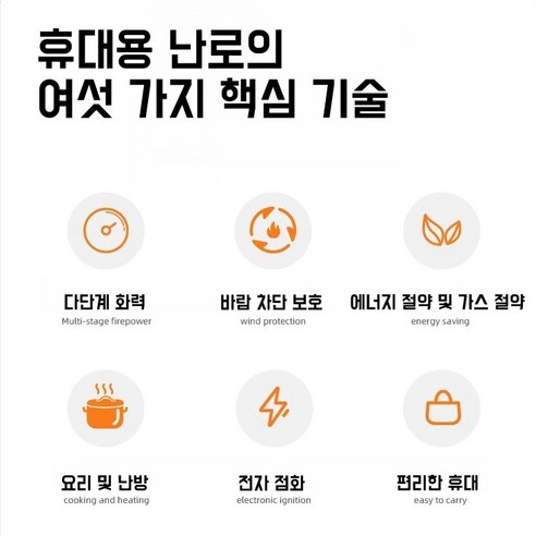 완벽한 야외 동반자, JENMV 캠핑 가스히터