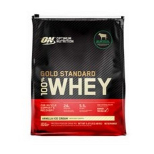 [1/2팩 택1 미국직배송] Optimum Nutrition Gold Standard 100% Whey Protein 골드 스탠다드 웨이프로틴 바닐라맛 2.56kg, 2개, 2.52kg 옵티멈골드스탠다드웨이