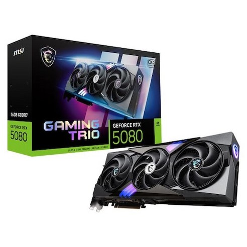 게임 세계, 꿈꿔왔던 현실로! MSI RTX 5080 게이밍 트리오 OC로 경험하는 차원이 다른 그래픽 rtx5080