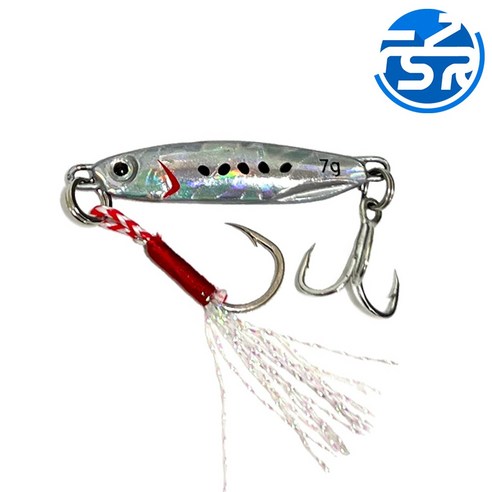 사바 메탈지그는 다용도로 사용 가능한 고등어 낚시 훅으로, 축광 기능이 있어 어두운 환경에서도 잘 보입니다.